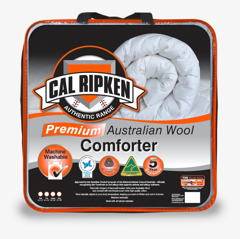 /products/cal Ripken Premium Wool Comforter - Inflatable, transparent png #9029592