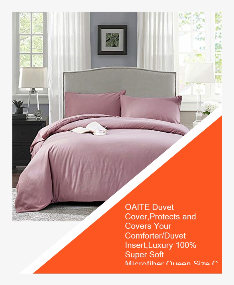 Oaite Duvet Cover,protects And Covers Your Comforter/duvet - Bedroom, transparent png #9029703