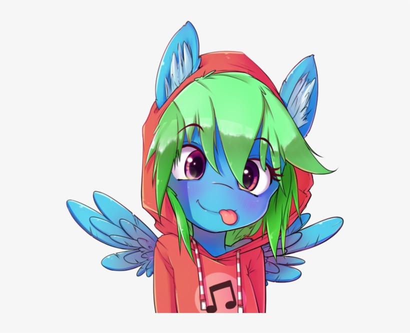 Hoodie, Blushing, Clothes, Delicious Flat Chest, Female, - Cartoon, transparent png #9029751