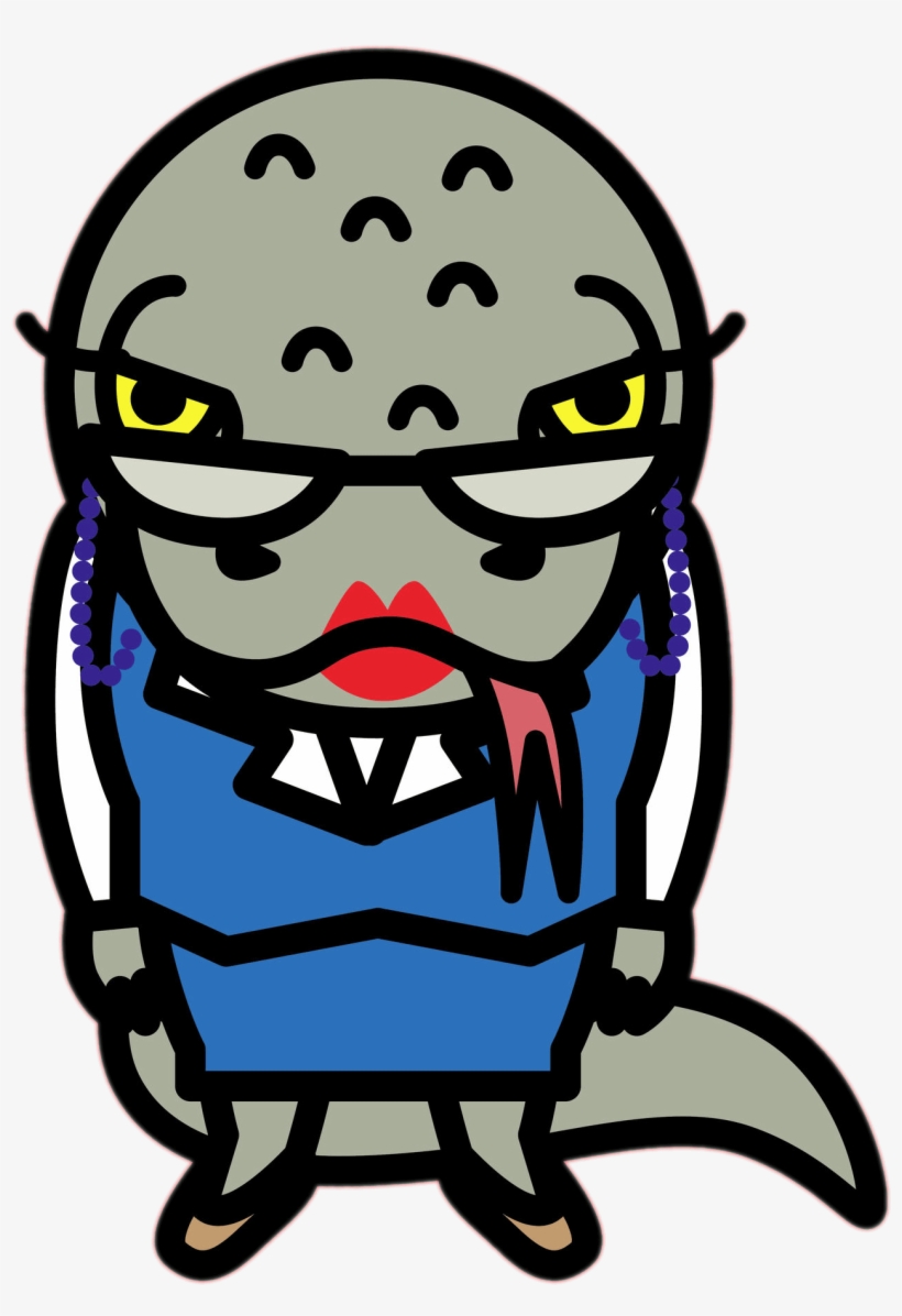 Aggretsuko Character Tsubone The Komodo Dragon, transparent png #9029878