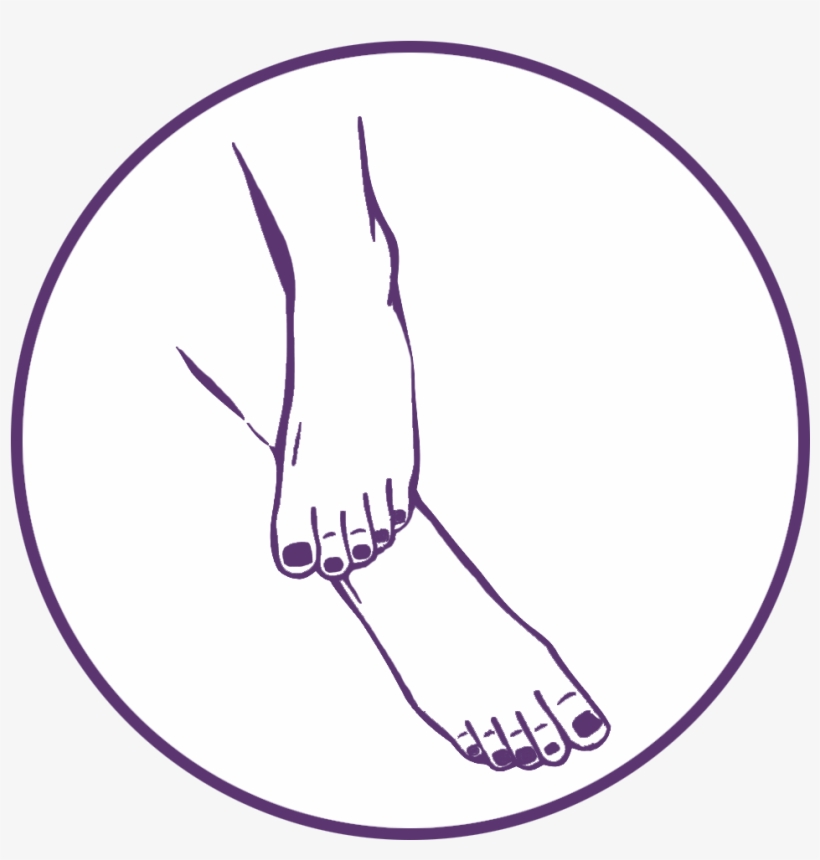 Pedicure - Circle, transparent png #9029907