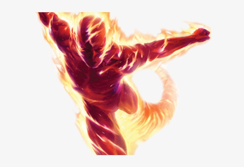 Human Torch Clipart Fantastic 4 - Human Torch Wallpaper Iphone Hd, transparent png #9029908