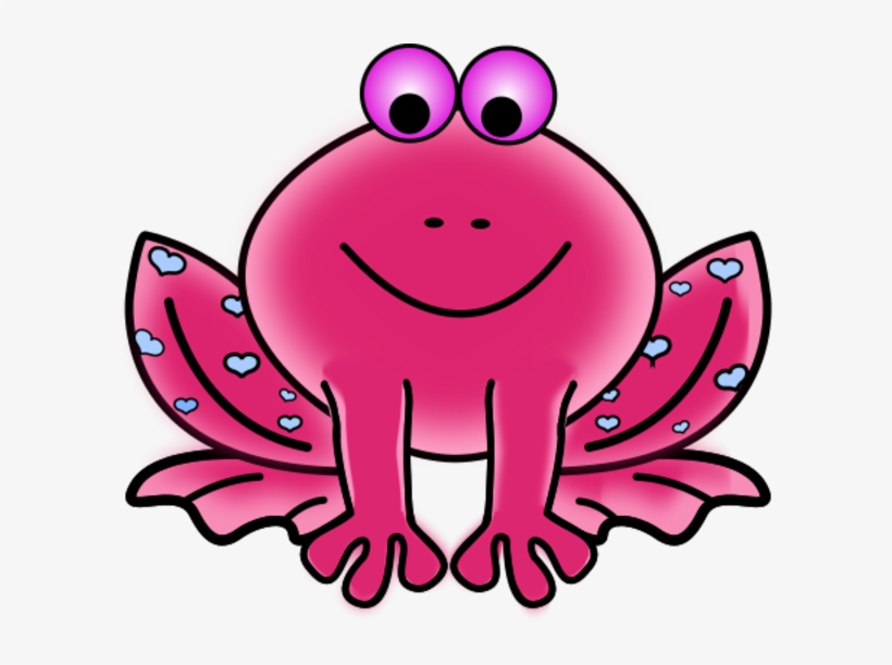 600 X 531 2 - Pink Frog Clip Art, transparent png #9030649