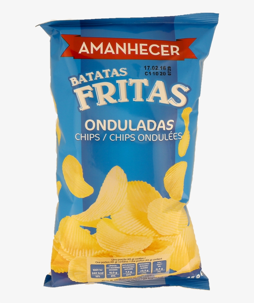 Batata Frita Ondulada Amanhecer 45 Gr - Batata Frita Amanhecer, transparent png #9030694