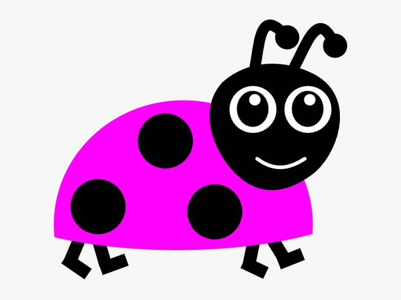 Pink Ladybug Clipart - Pink Ladybug, transparent png #9030744