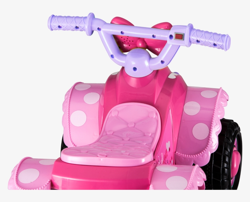 Minnie Mouse Hot Rod Toddler Quad - Kid Trax, transparent png #9031190