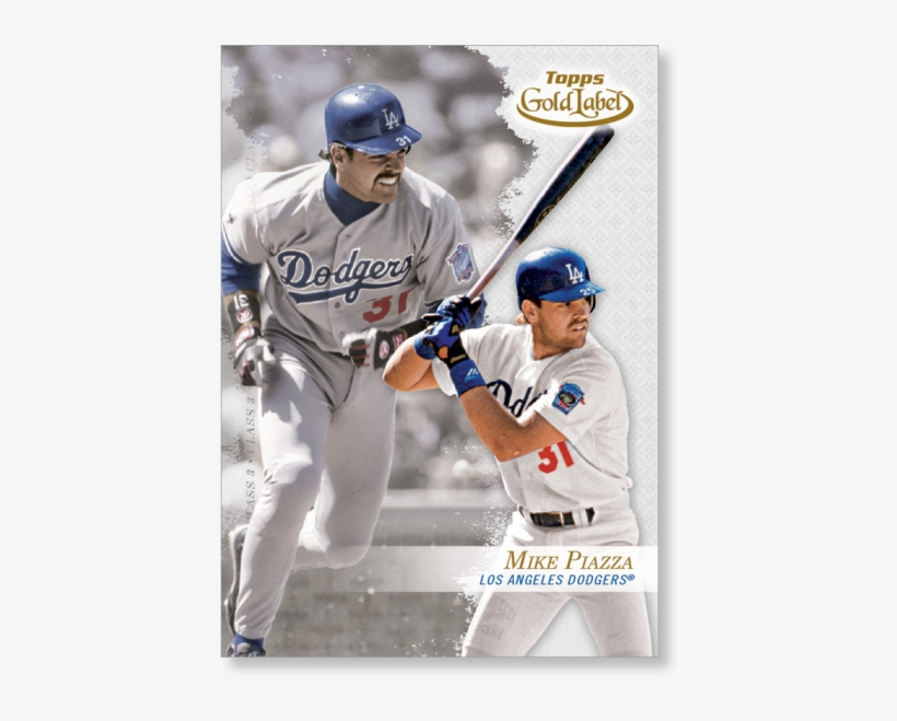 Mike Piazza 2017 Topps Gold Label - Baseball Player, transparent png #9031245
