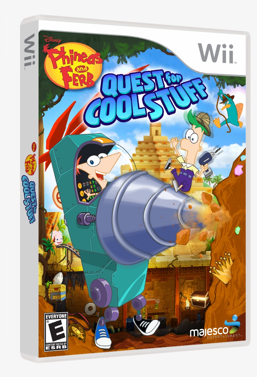 Phineas And Ferb - Phineas And Ferb Quest For Cool Stuff Wii, transparent png #9031488