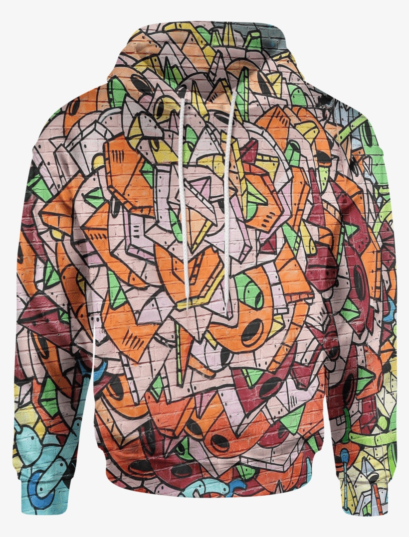 Grafiti Texture - Hoodie, transparent png #9031775
