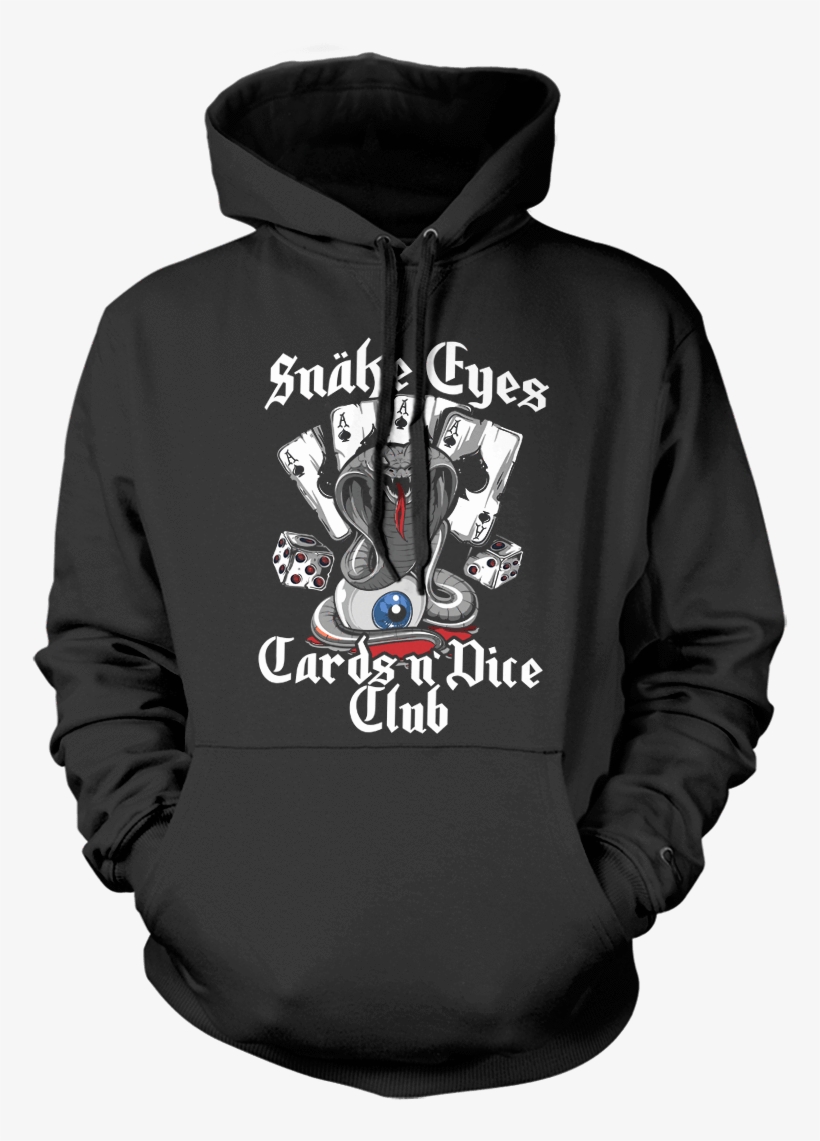 Motorhead Inspired Ace Of Spades Snake Eyes Cards N - Hoodie, transparent png #9031837