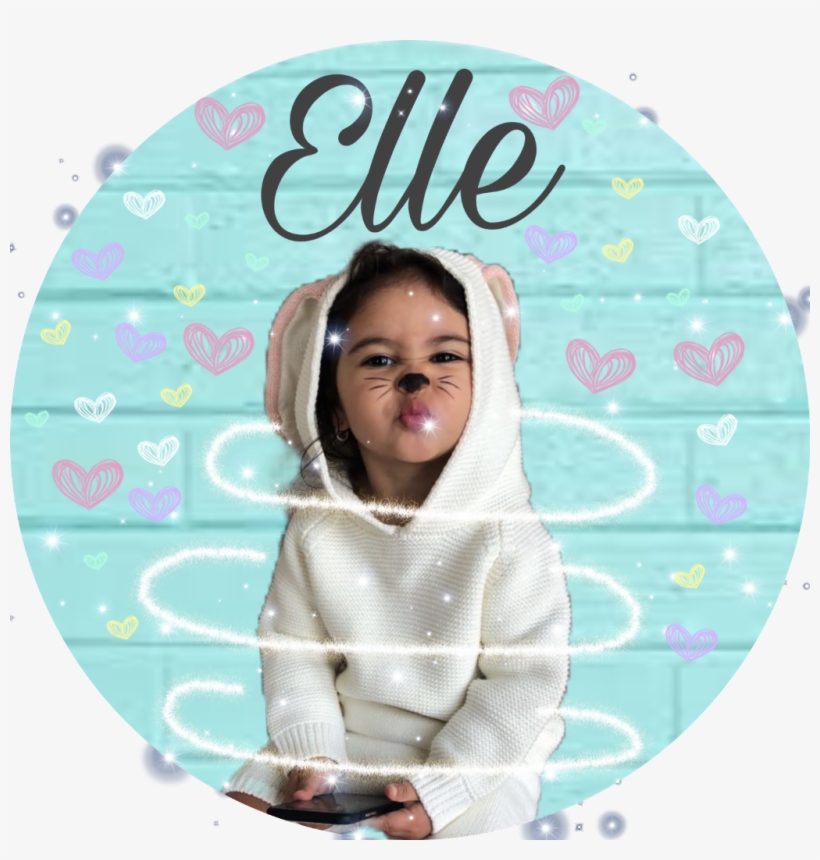 #elle #ellemcbroom #acefamily #ace #trend #love #hearts - Girl, transparent png #9031880