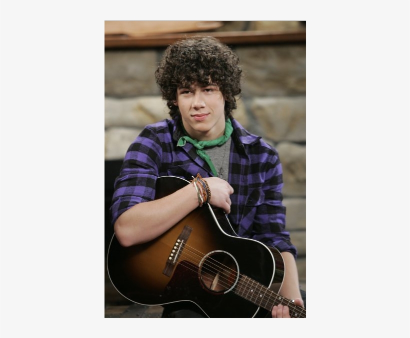 Nick Jonas Then - Acoustic Guitar, transparent png #9032529