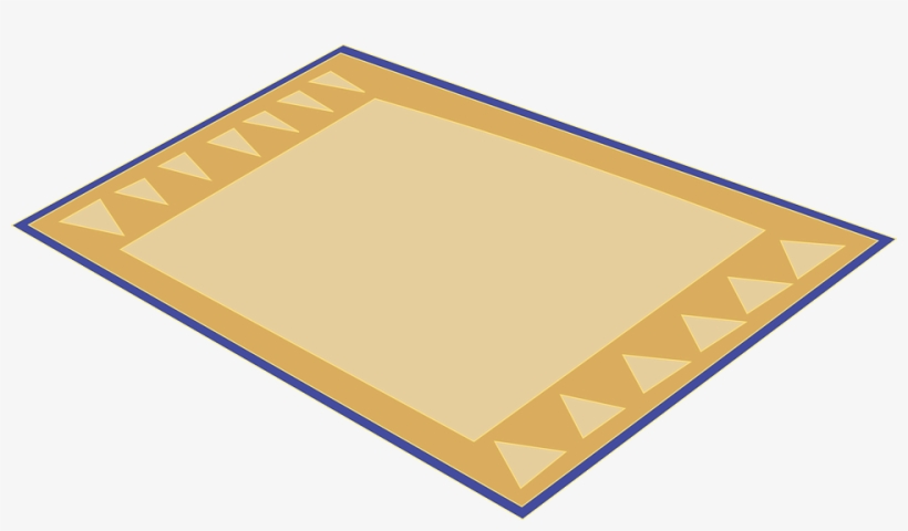 Carpet Clipart Rectangle - Clip Art Carpet, transparent png #9033668