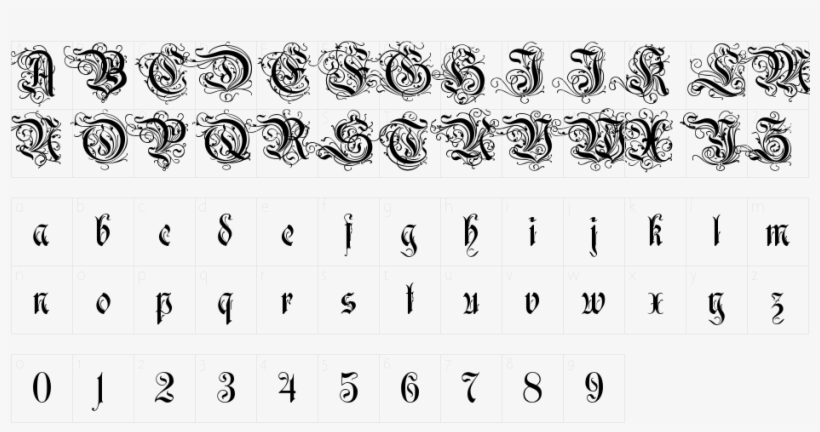Best Black Letter Fonts Design Trends - Ruritania Font, transparent png #9033729