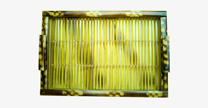 Nifty Bamboo Scale Tray In Yellow And Brown - Gate, transparent png #9033768