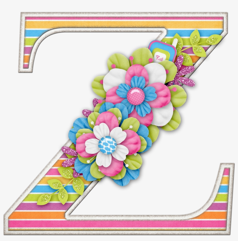 Alfabeto Colores Y Flores - Alfabeto De Flores Y Colores, transparent png #9033772