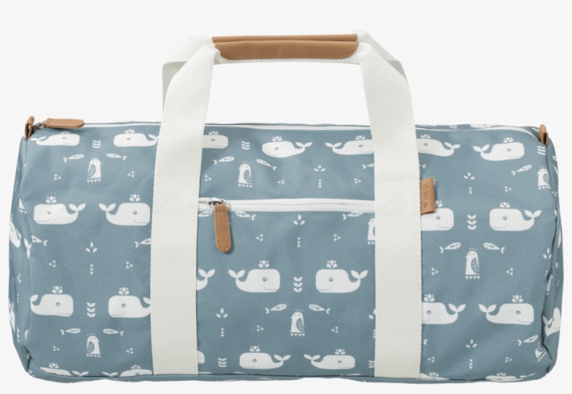 Weekend Bag Whale Blue Fog - Sac Weekend Enfant, transparent png #9033956