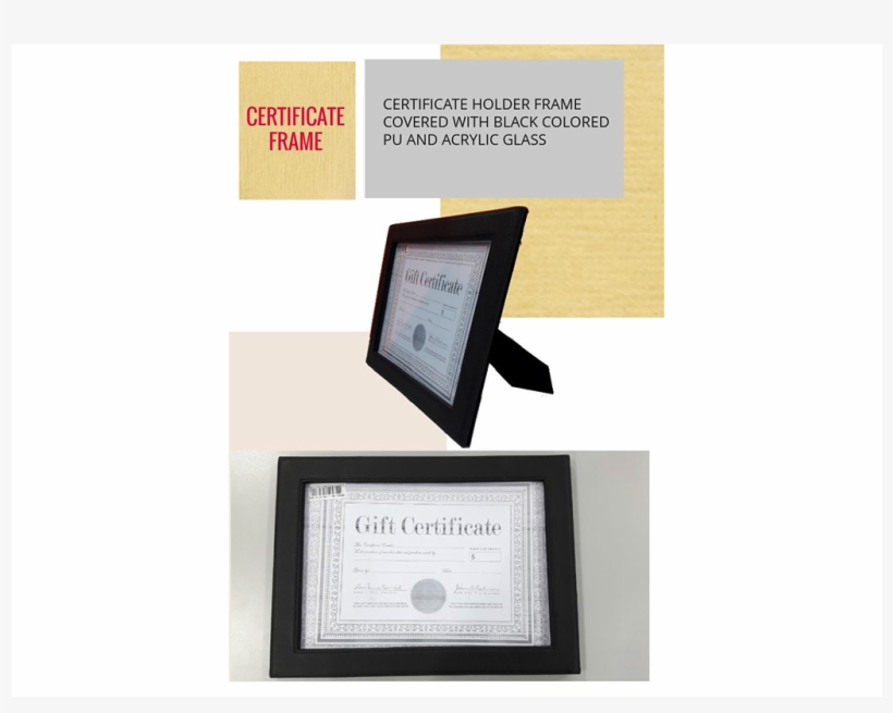 Certificate Folder & Frame - Flat Panel Display, transparent png #9034113