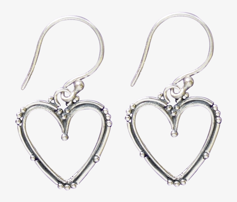 Double Heart Earrings Creations, For Beauty, And Fun - Earrings, transparent png #9034151