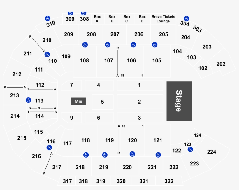 Event Info - Mandalay Bay Resort Event Center Seating Map, transparent png #9034767
