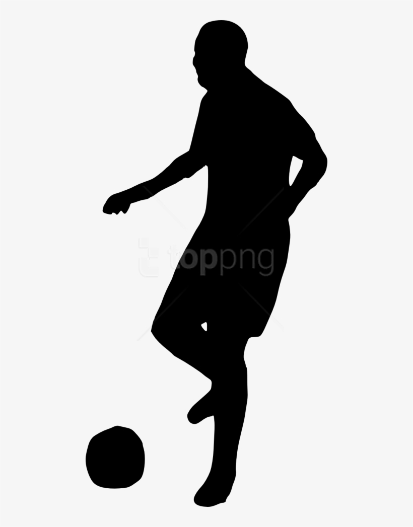 Free Png Football Player Silhouette Png Images Transparent - Jumping, transparent png #9035096