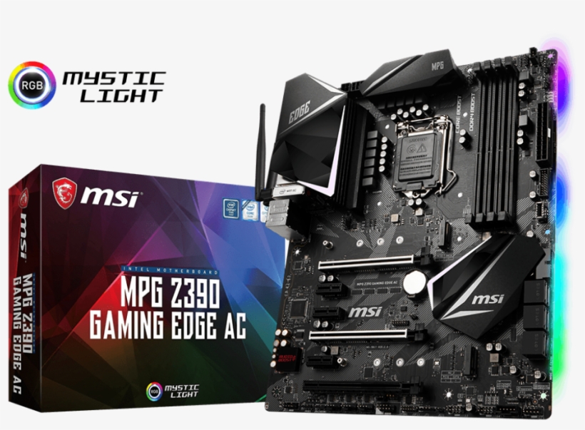 Product Detail - Msi Mpg Z390 Gaming Edge Ac, transparent png #9035886