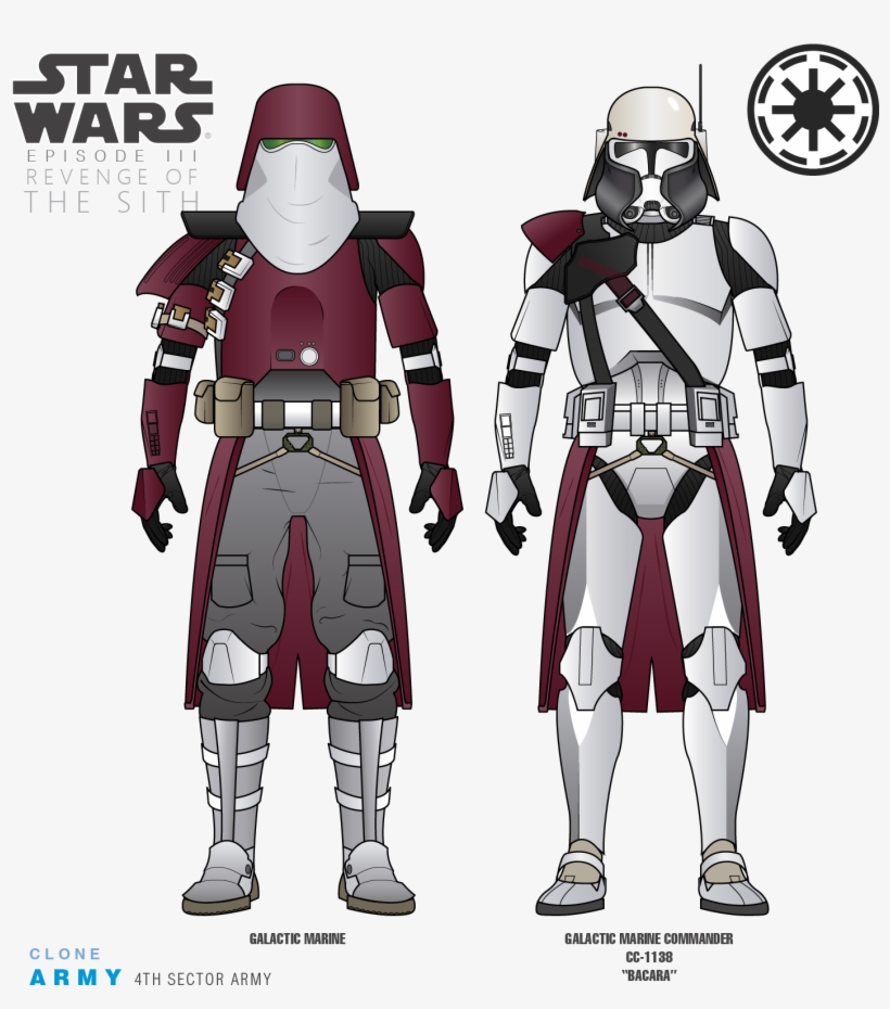 4th Sector Army, Galactic Marines By Efrajoey1 Star - Galactic Marine Star Wars 501st, transparent png #9036114