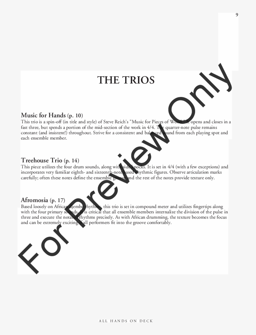 All Hands On Deck Thumbnail - Document, transparent png #9036621