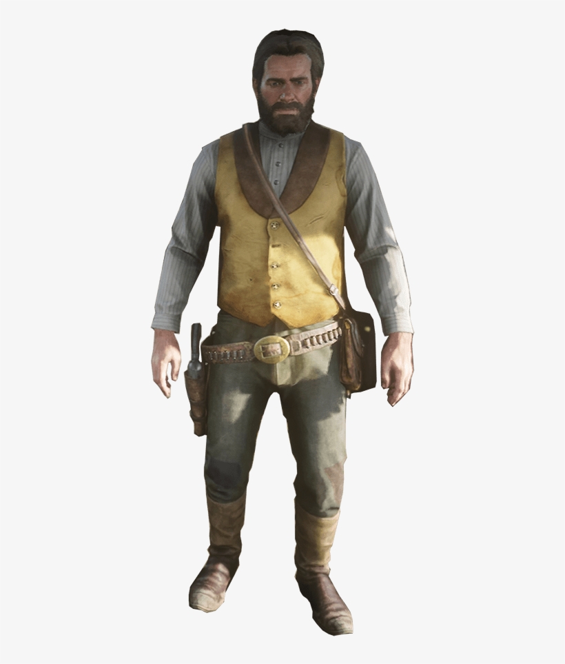 The Ruffian-min - Vaquero Outfit Red Dead Redemption 2, transparent png #9036650