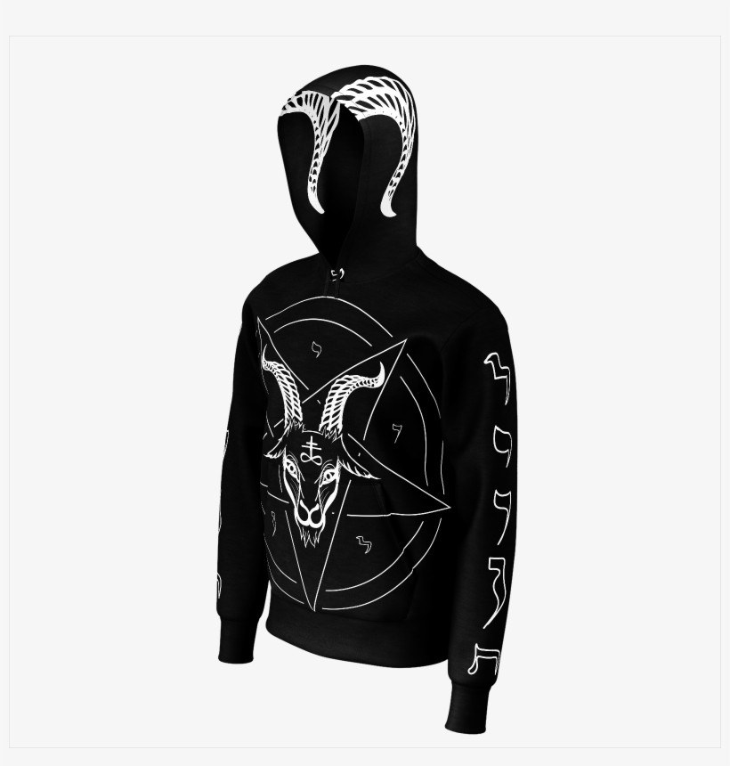 Baphomet Pentagram Sigil Of Lucifer Satanic Symbols - Sweatshirt, transparent png #9037144