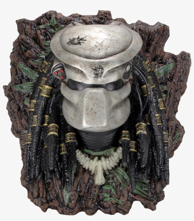 1 Scale Life-size Foam Wall Mounted Bust - Predator Wall Mounted Bust, transparent png #9037417