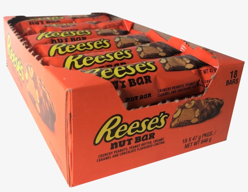 Reese's Nut Bar 18er - Reese's Peanut Butter Cups, transparent png #9037916