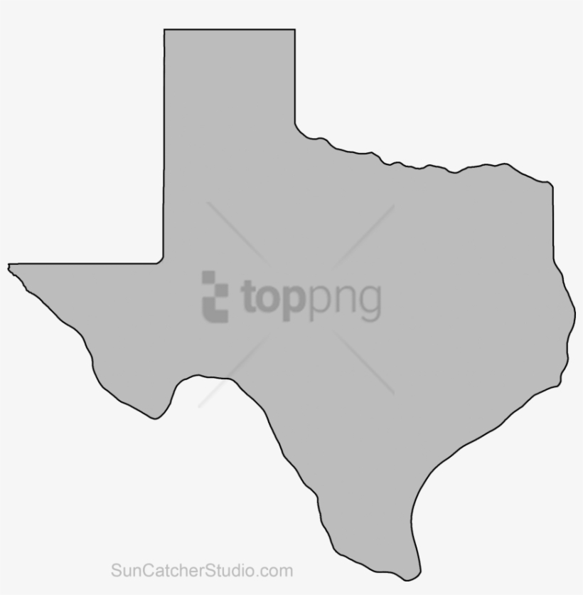 Free Png Transparent Texas Outline Png Image With Transparent - Outline Texas, transparent png #9038253