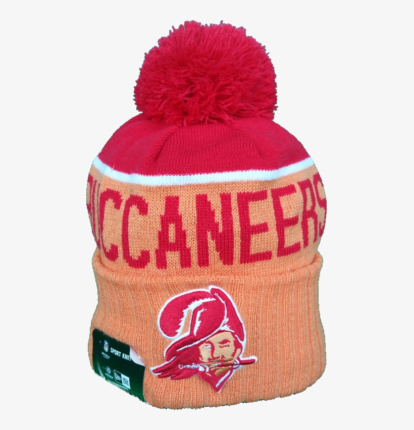 Tampa Bay Buccaneers Vintage Sideline Knit Pom Toque - Beanie, transparent png #9038259