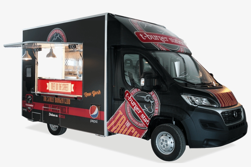 Food Truck Fiat Ducato Porter Streetfood Free Transparent PNG