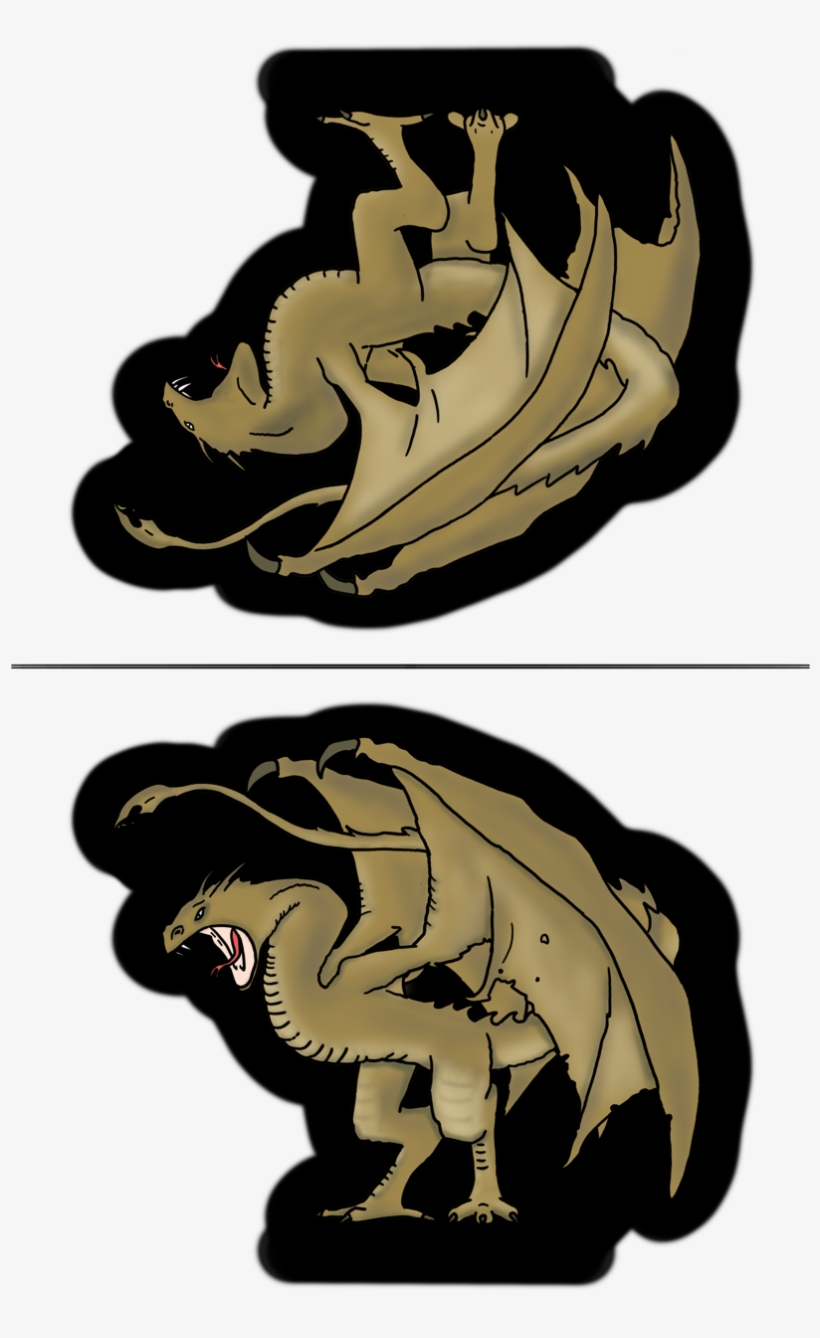 Wyvern Time My Favorite Snake Dragon Thing - Illustration, transparent png #9039412