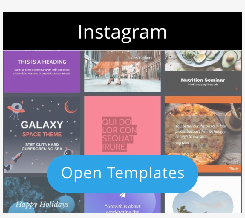 Instagram Templates - Flyer, transparent png #9039729