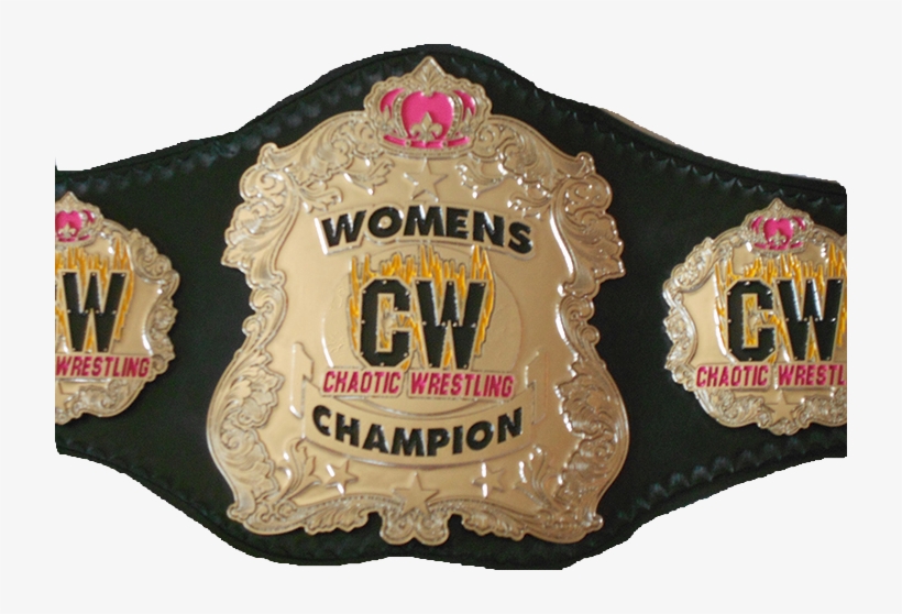 Belts Cw Womens Championship01 - Chaotic Wrestling Women's Championship, transparent png #9039758