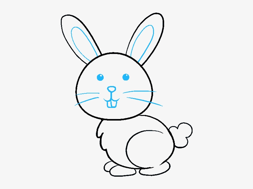 678 X 600 25 - Bunny Drawing, transparent png #9040261
