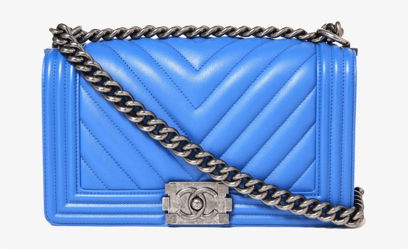 Blue Shoulder Fashion Chain Perfume Bag Handbag Clipart - Wallet, transparent png #9040304