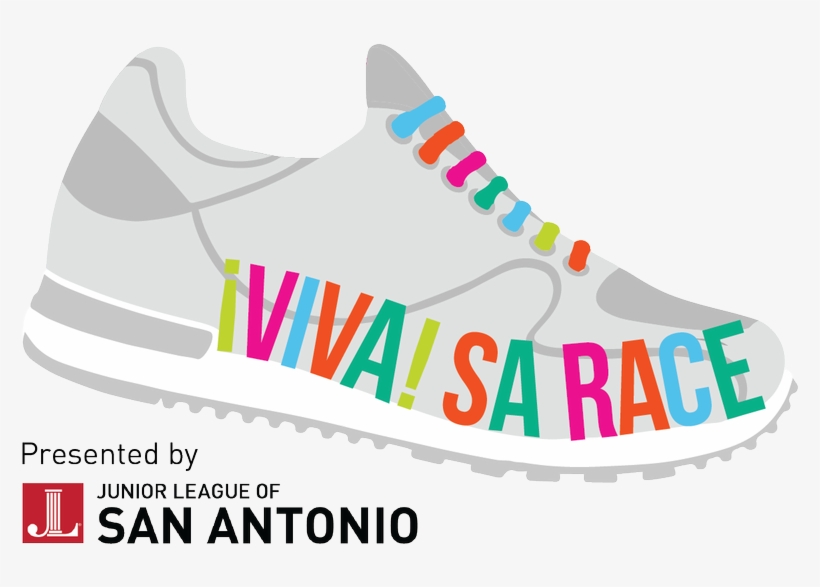 7th Annual ¡viva Sa Race - Running Shoe, transparent png #9040861