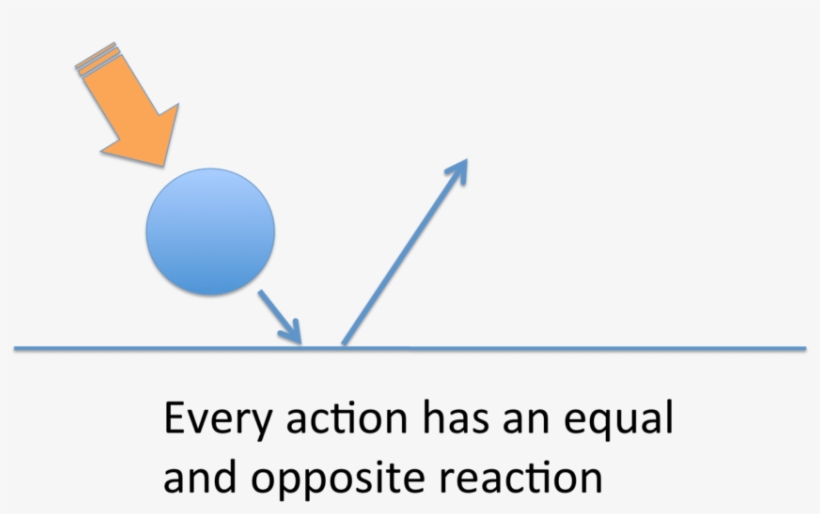 Newton Third Law Of Motion - Action And Reaction Diagram, transparent png #9040864