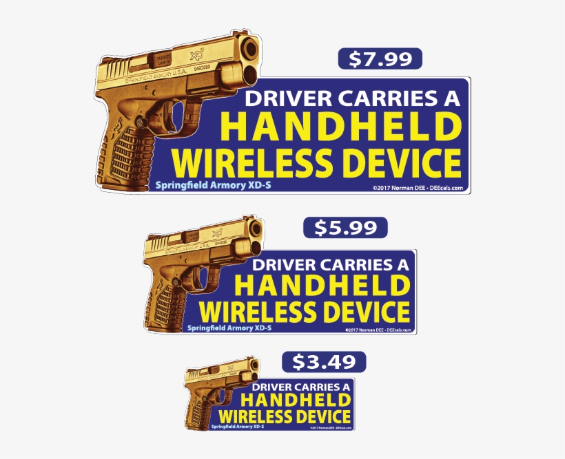 Handheld Wireless Device - Firearm, transparent png #9041893