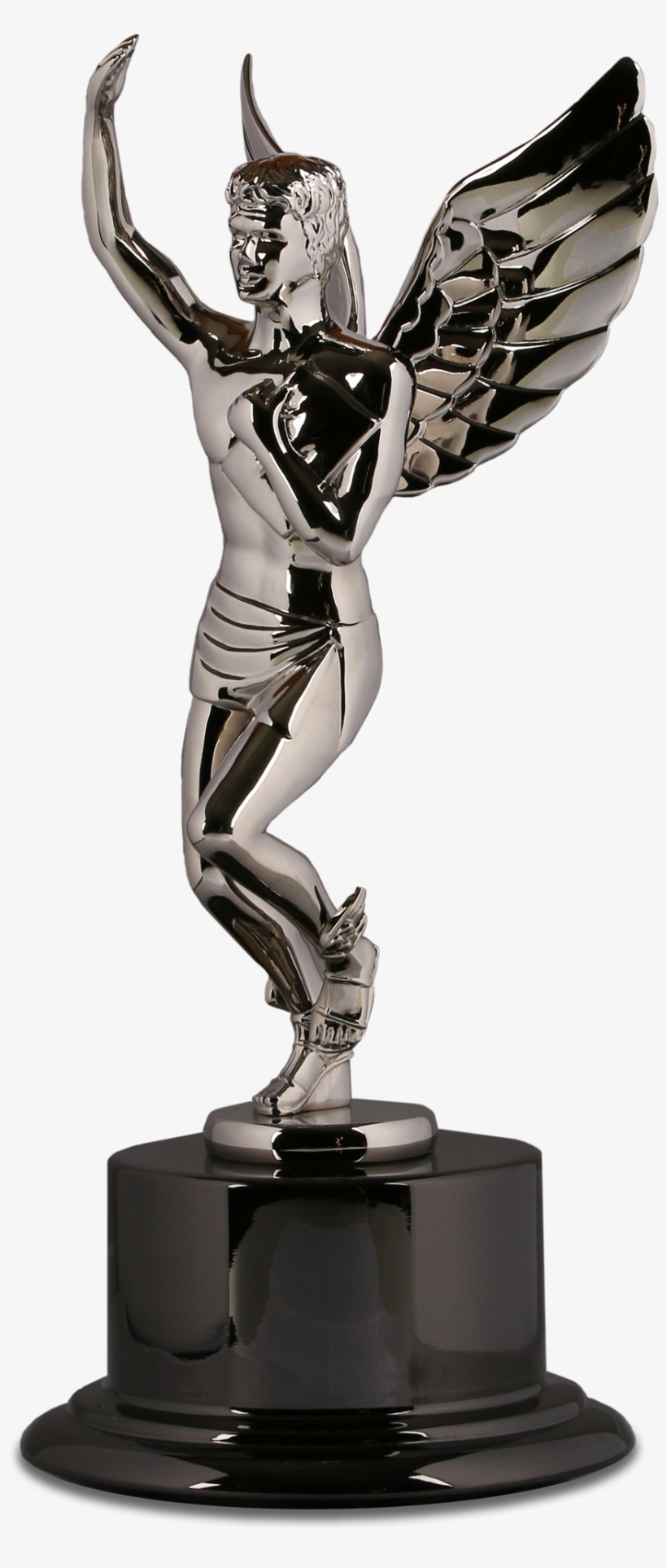 Idea X Slider Platinum Statuette - Hermes Award Statuette, transparent png #9042078