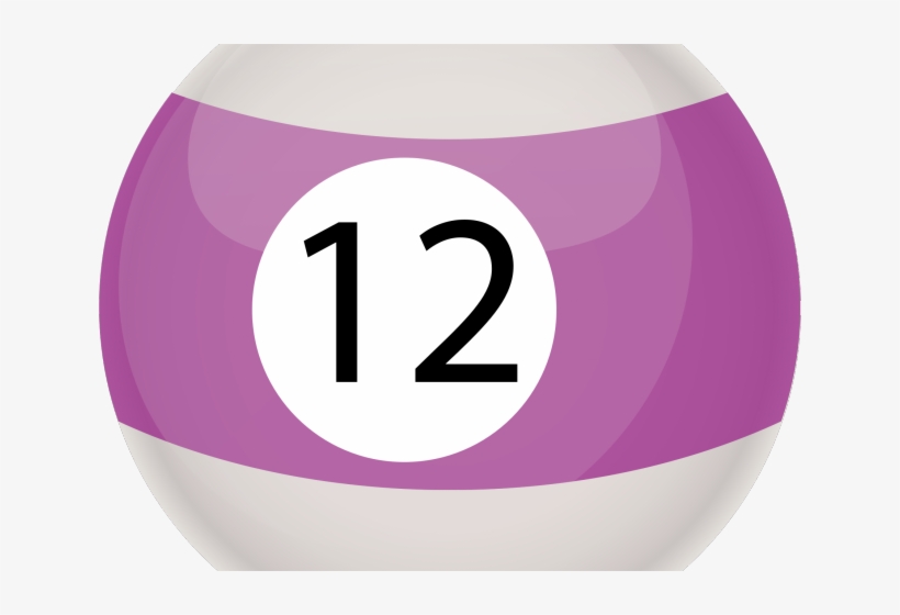 Billiard Ball Clipart Pool Stick - Number, transparent png #9042428