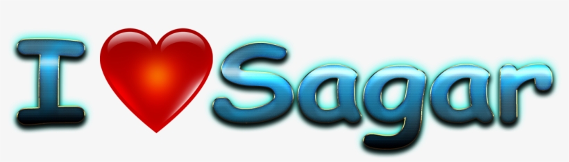 Sagar Love Name Heart Design Png - Gagan Name, transparent png #9042749