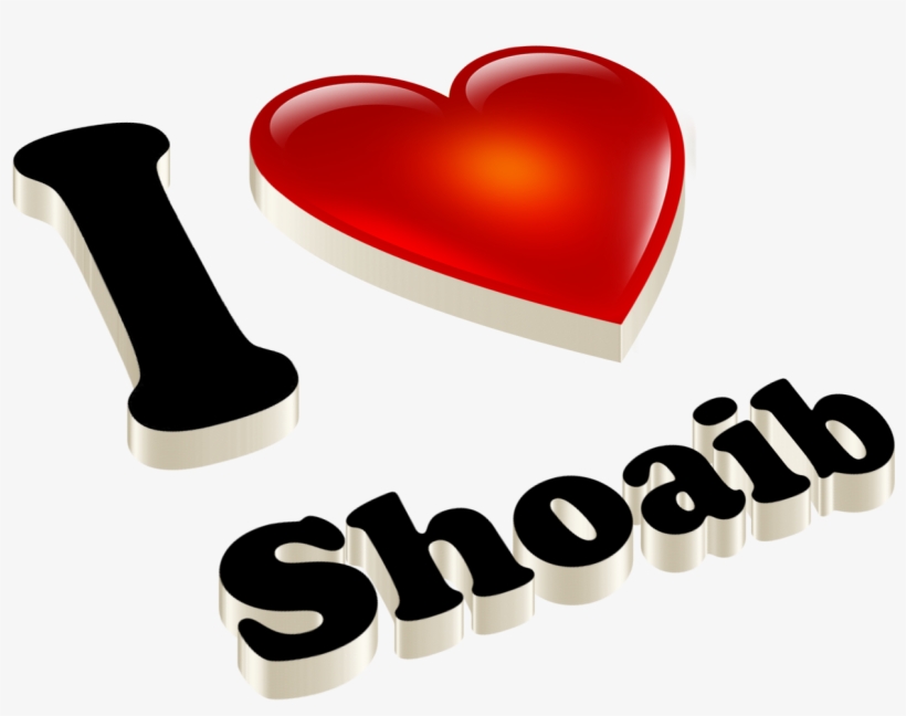 Shoaib Heart Name Transparent Png - Love U Asmita Name, transparent png #9042807
