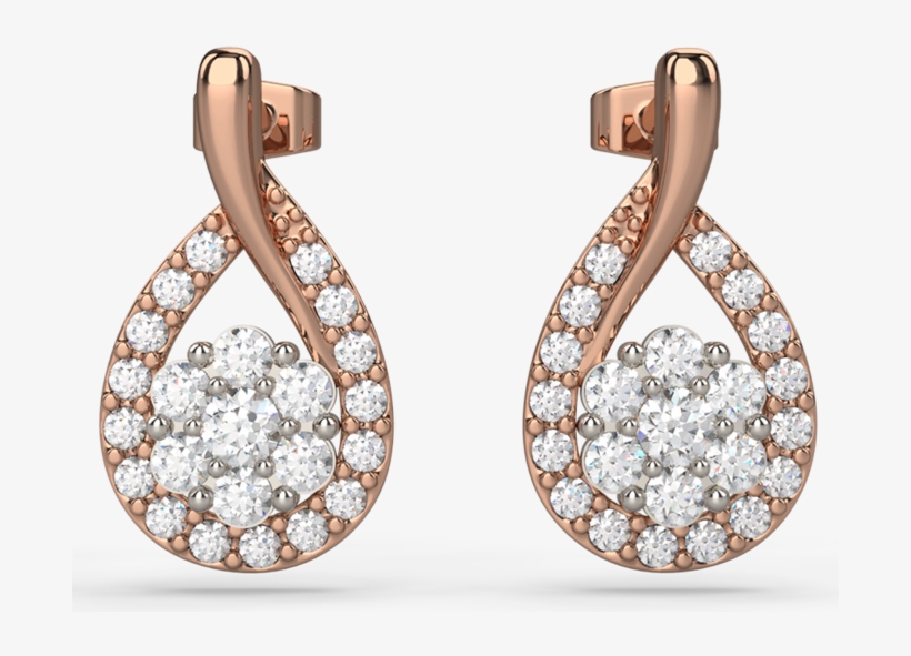 Tear Drop Diamond Earrings In 9kt Or 18kt Gold - Barangay Pinagkaisahan Quezon City, transparent png #9042845