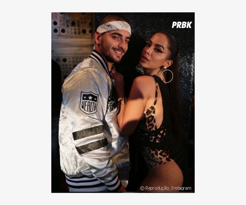 Anitta E Maluna Em "sim Ou Não" - Maluma E Anitta Juntos, transparent png #9042955