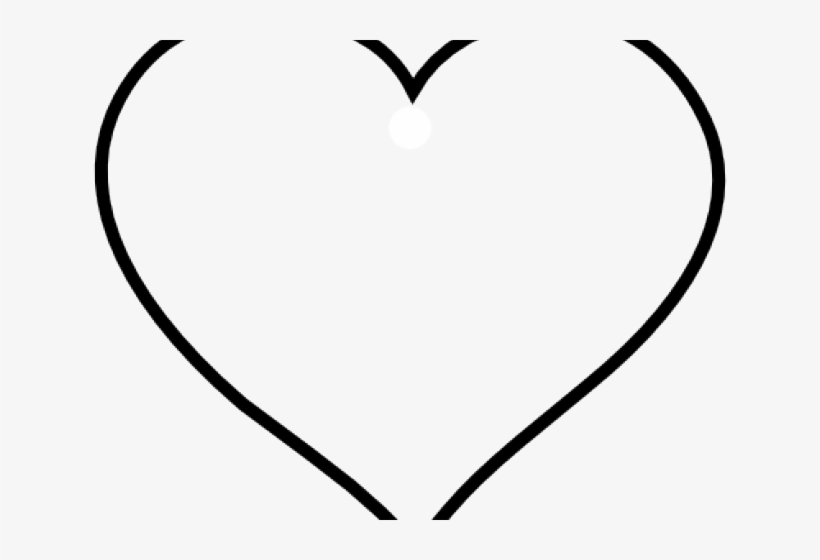 Broken Heart Clipart Outline - Heart, transparent png #9042993